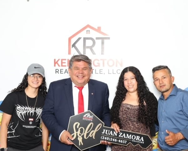 Sold! Celebrating with happy clients at KRT Kensington Realty